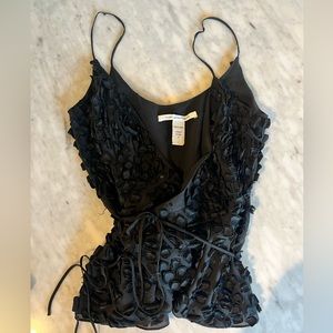 Dian von Furstenberg Appliqué top